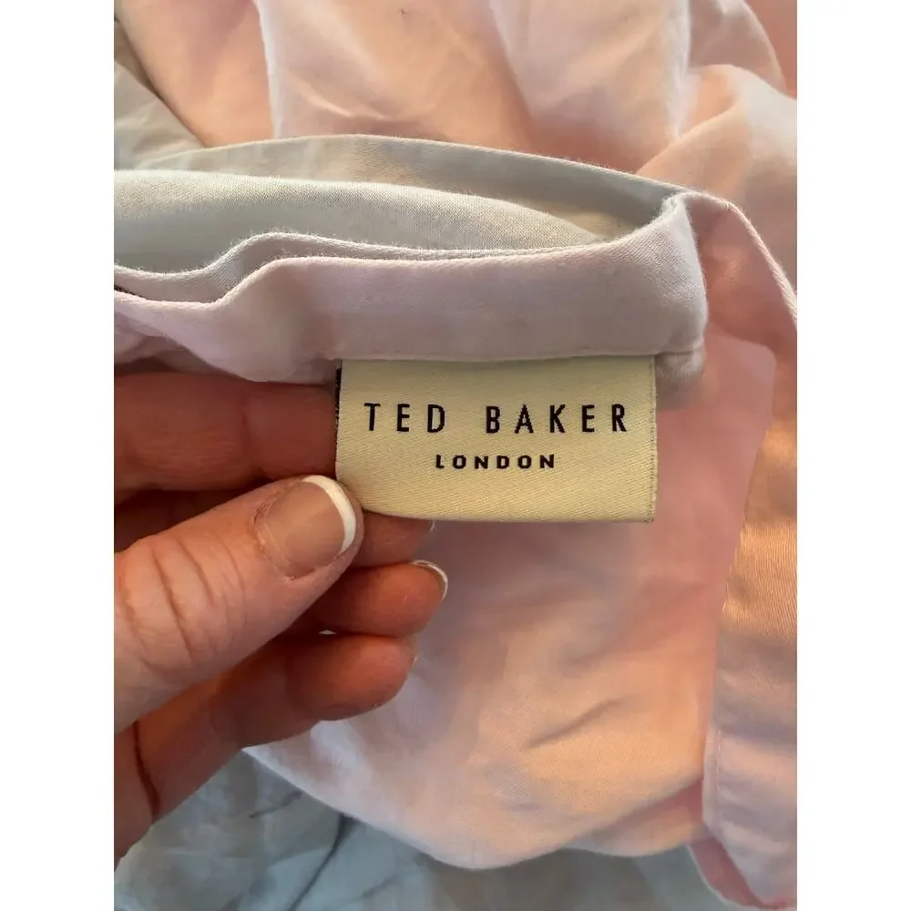 Ted Baker Peppermint Queen Duvet Cover Grey/Pink/Floral